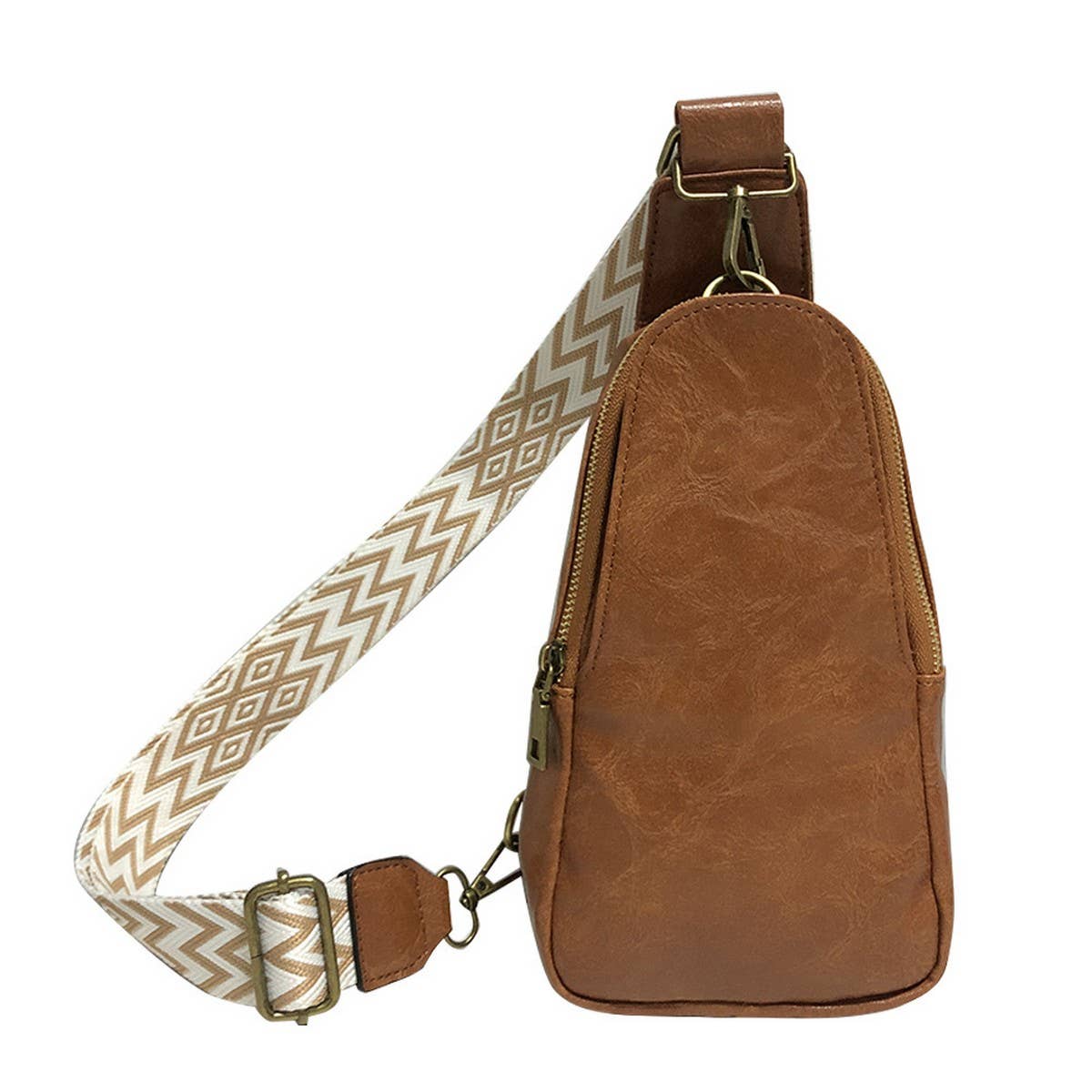 LEOPARD PRINT OUTDOOR SPORT BACKPACK CROSSBODY BAG_CWAB1398