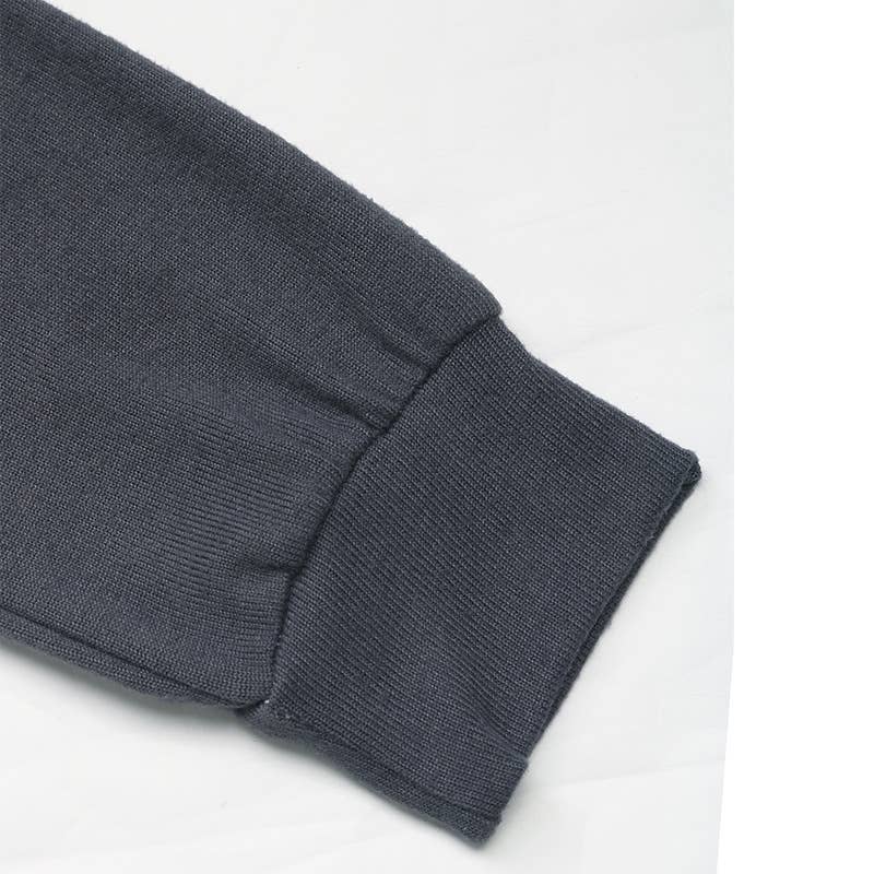 COLOR CONTRAST PATCHWORK LAPEL ZIPPER CASUAL TOP