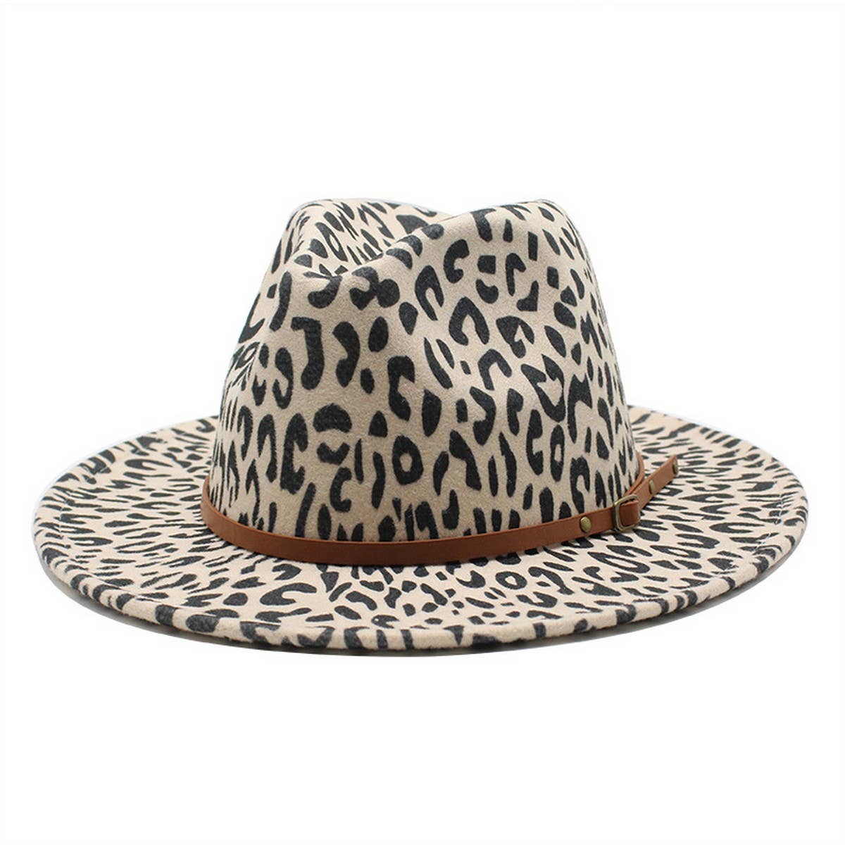 JAZZ HAT FASHION ALL-MATCH WOOLEN HAT WIDE BRIM HAT_CWAH2607