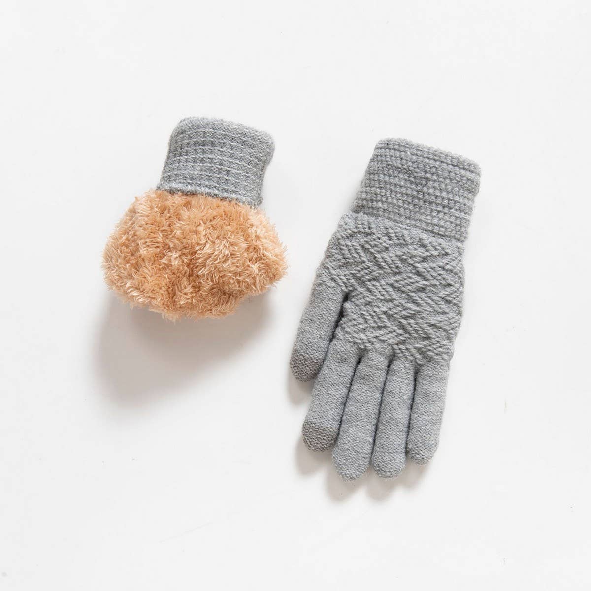 CWAG00555_WINTER KNIT THERMAL SKI CYCLING GLOVES