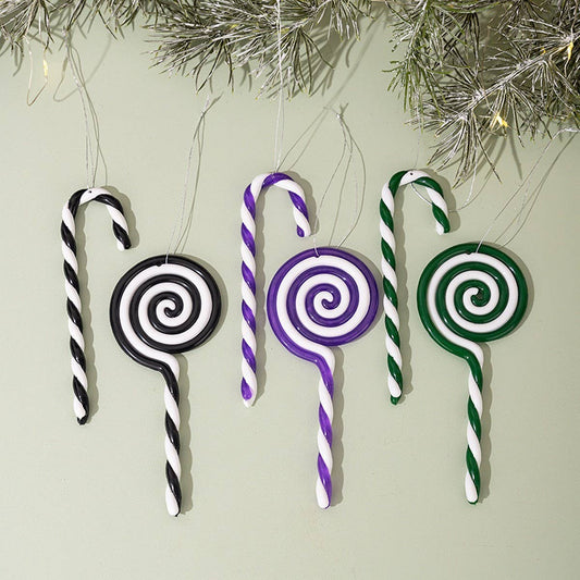 CWMM10282_CHRISTMAS CANDY CANE HANGING ORNAMENT DECORATION
