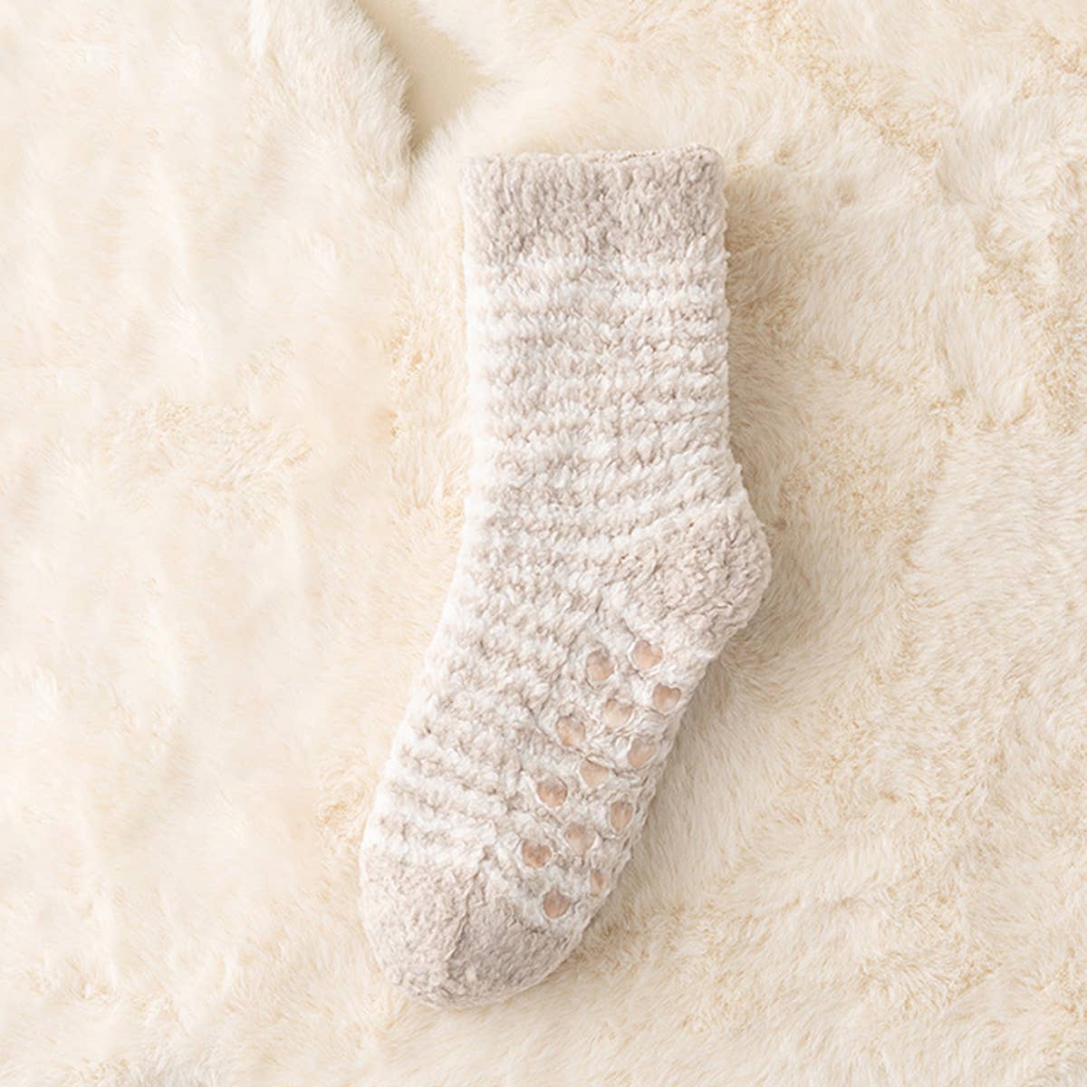 WARM RUBBER NON-SLIP MID-CALF SOCKS