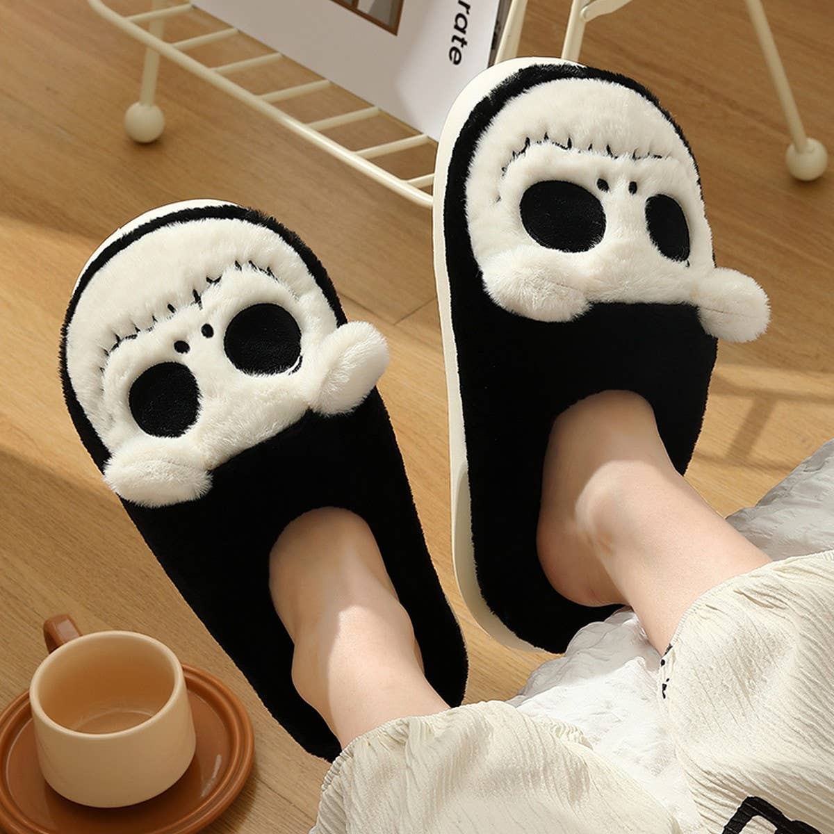 HALLOWEEN SLIPPERS CARTOON ANIMAL HOUSE SLIPPERS
