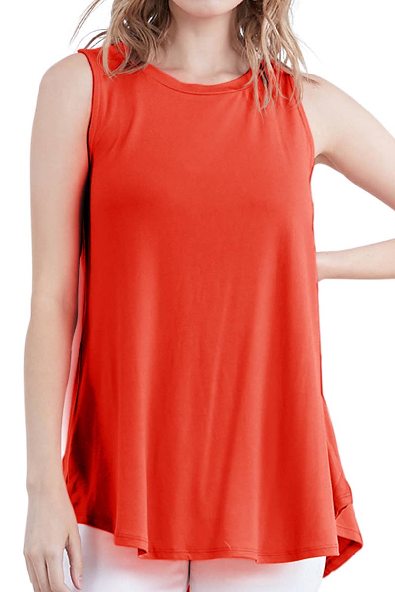 AWTTSL132_SLEEVELESS TUNIC FLOUNCE TOP