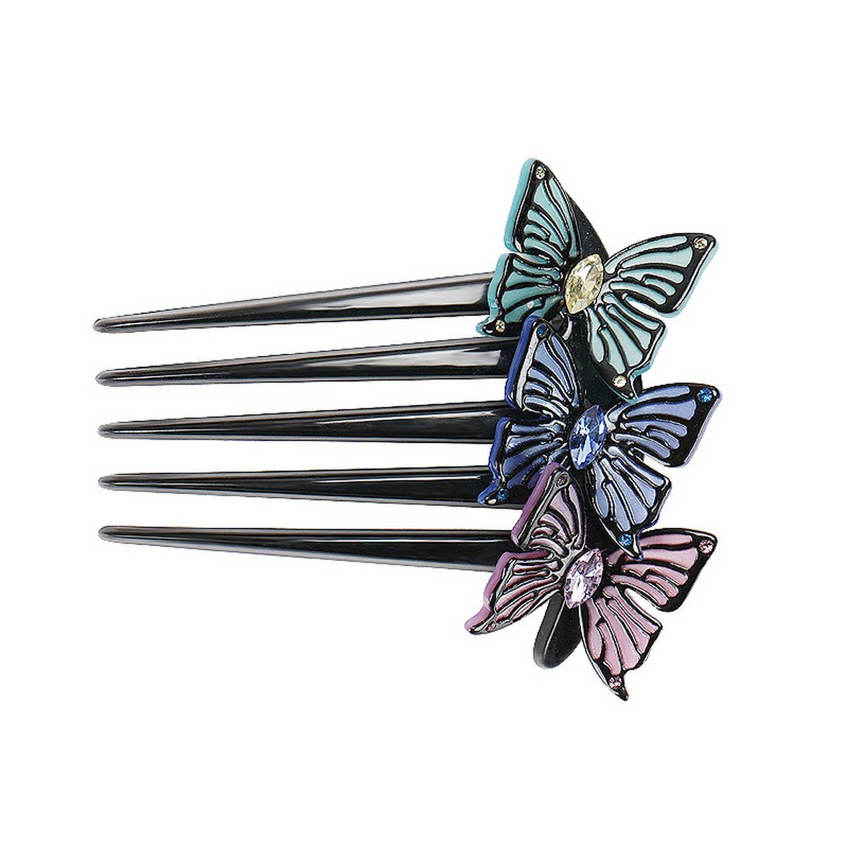 THREE-DIMENSIONAL BOW HAIRPIN COMB HAIRPIN