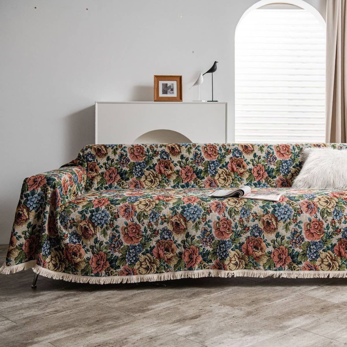 STYLISH AND VERSATILE COUNTRY STYLE SOFA THROW_CWMM1654