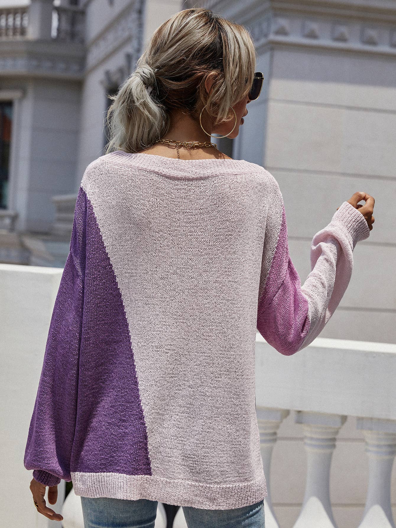 CASUAL CREW NECK PULLOVER SWEATER