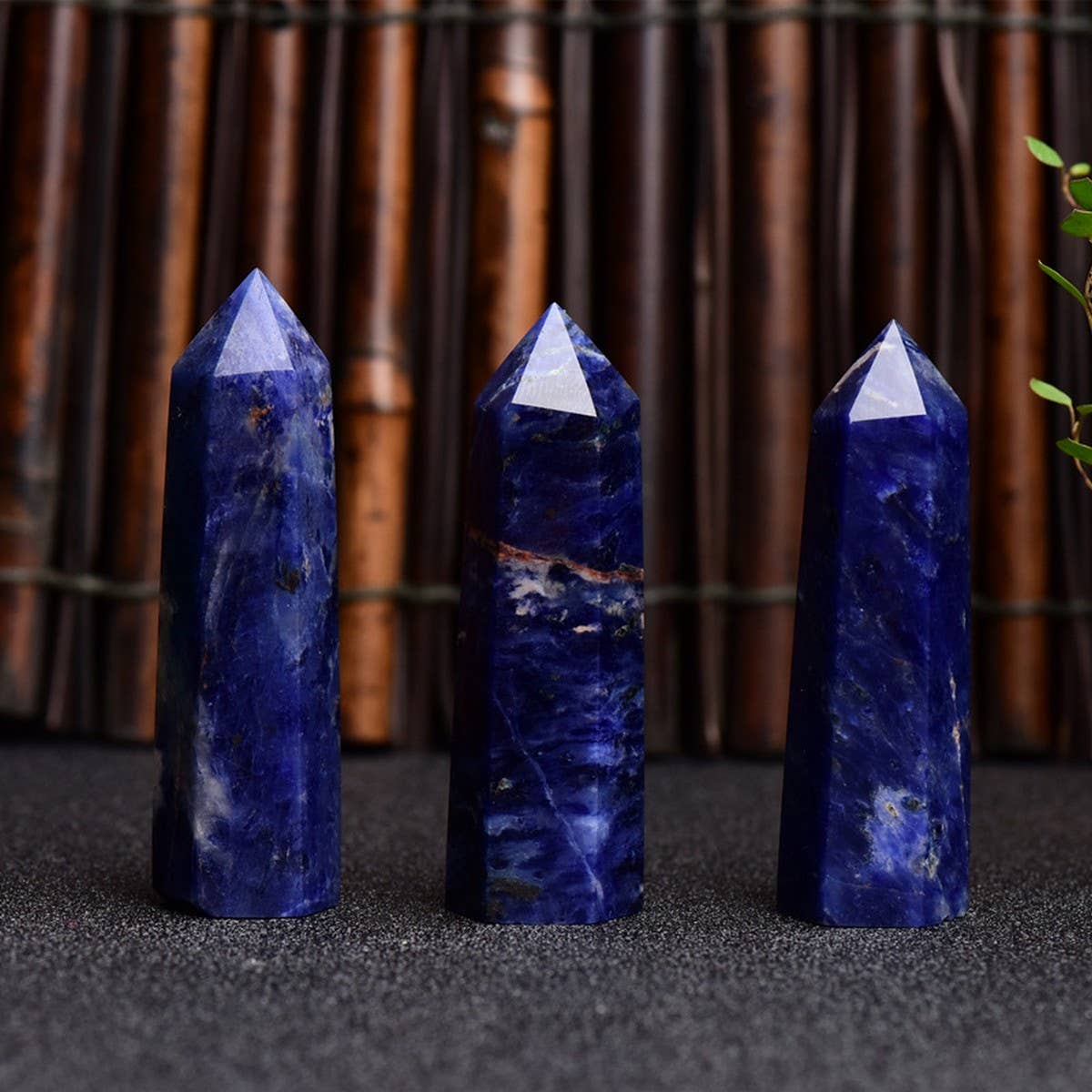Natural Blue Lace Agate Crystal Tower
