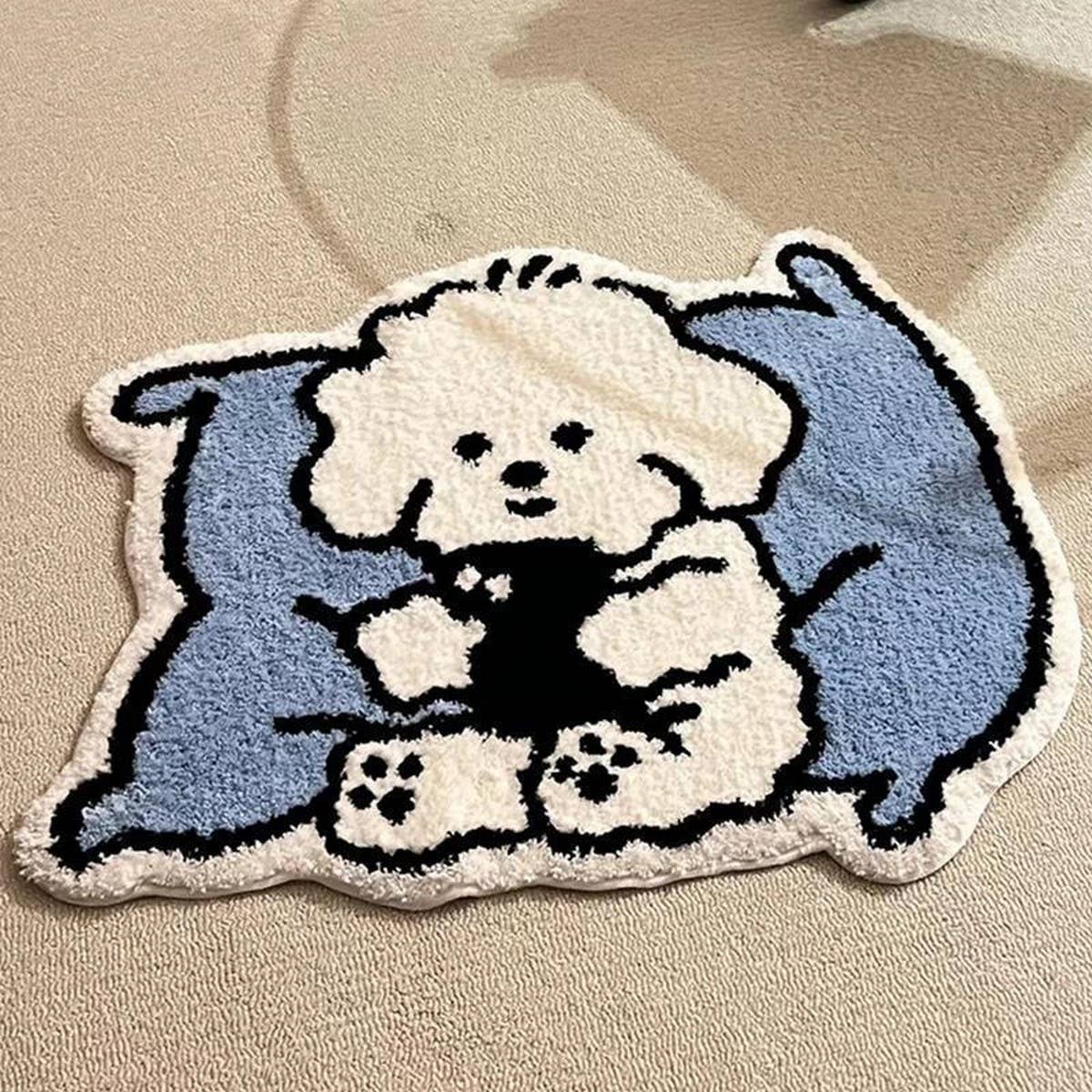 Cute Non-Slip Bathroom Mat, Quick Dry, Absorbent