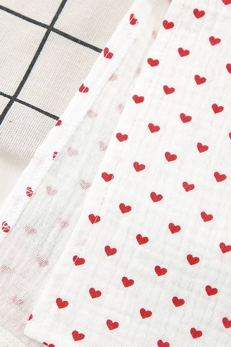 CWSPJ0069_LONG SLEEVED SHIRT WITH BUTTONS SHORTS PAJAMAS SET