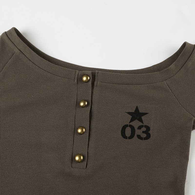 DIGITAL DIAGONAL SHOULDER LONG SLEEVE KNITWEAR