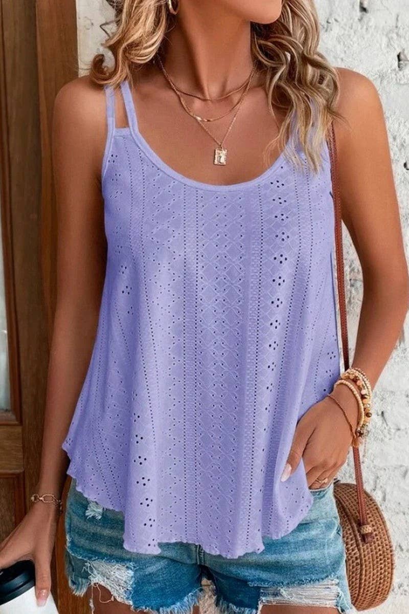 CWTTSL0413_DOUBLE SHOULDER ROUND NECK JACQUARD VEST