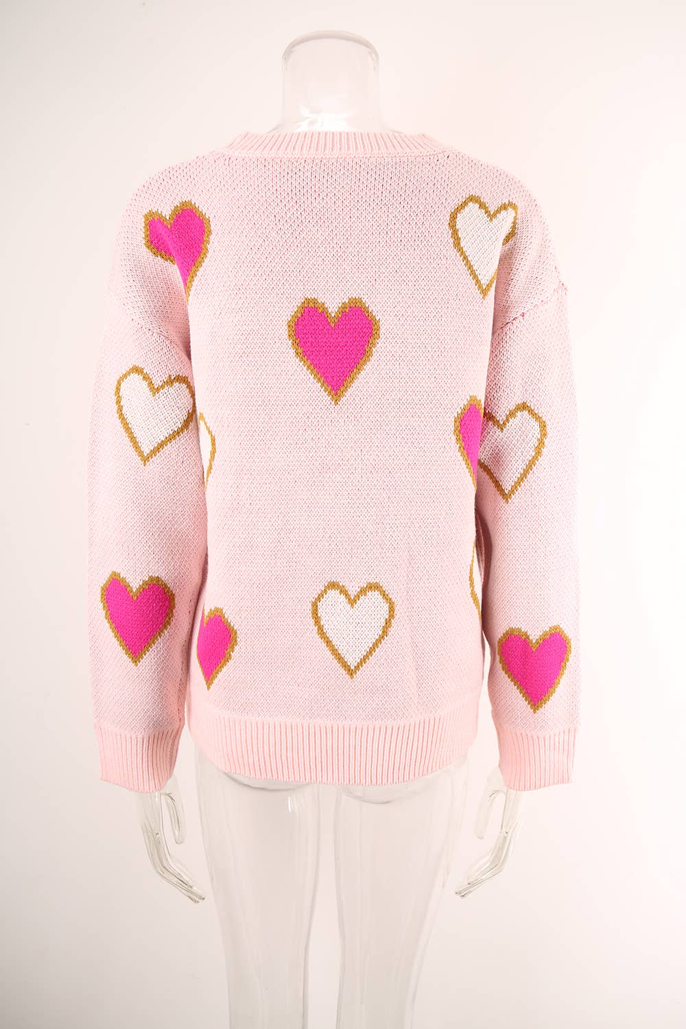 BUMP PORN HUMAN LOVE PEACH SWEATER