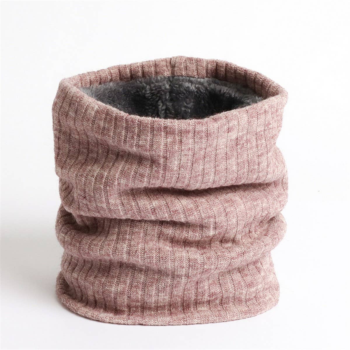SOLID COLOR PLUS VELVET ELASTIC WARM NECK GAITER_CWASC1023