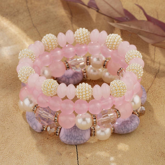 GLASS BEADS COLORFUL BRACELET