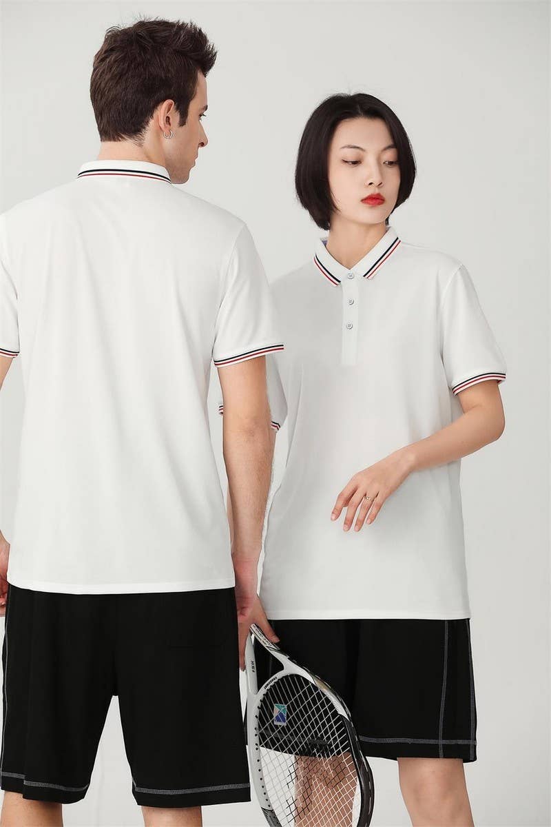 CWTBLS02417_ICE SILK COTTON SHORT SLEEVE POLO SHIRT