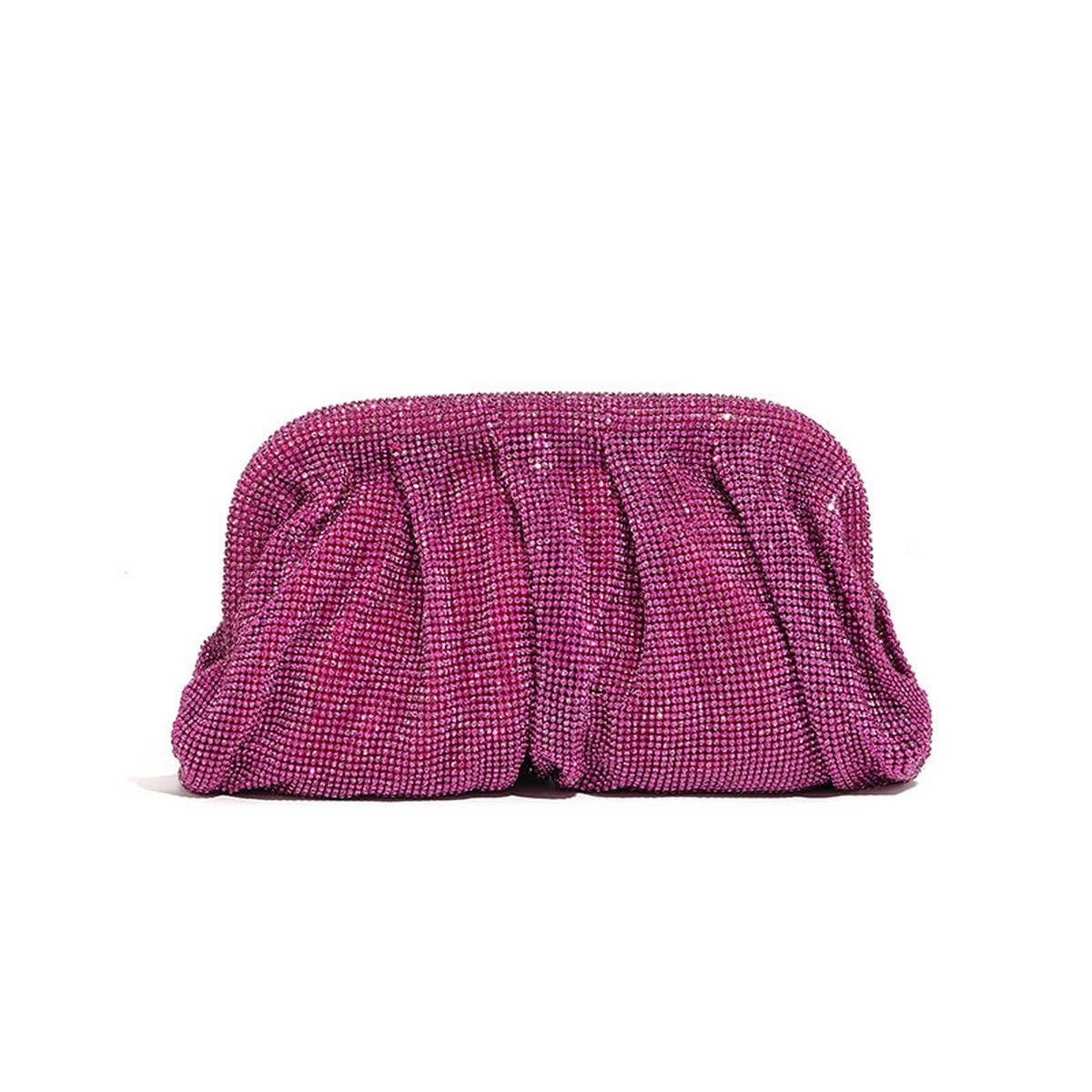 LUXURY HANDMADE RHINESTONE CLOUD CLIP EVENING BAG_CWAB3591