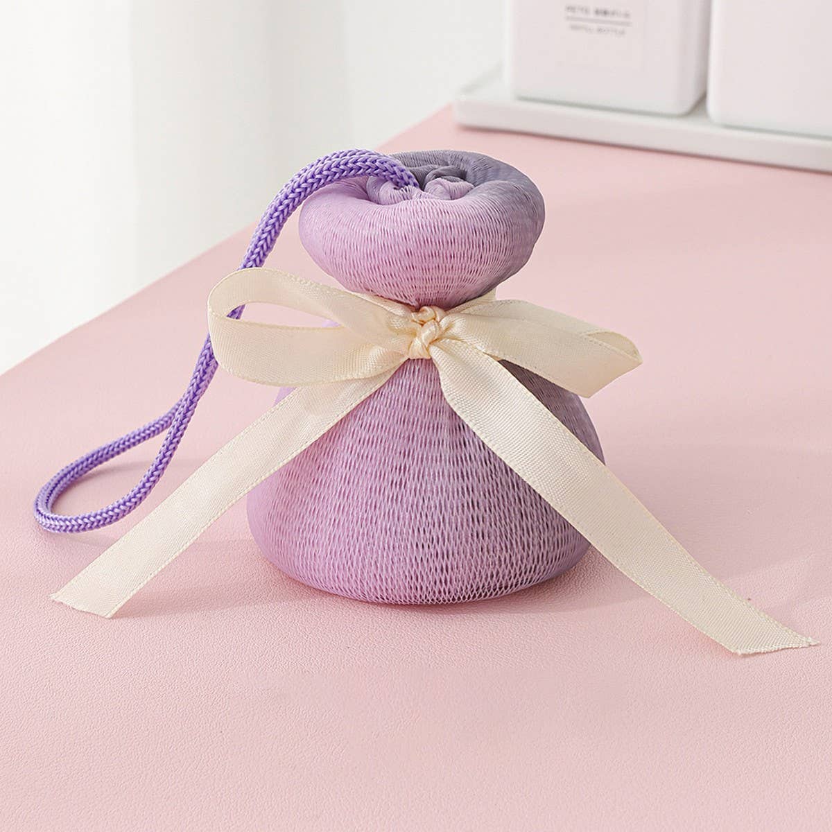 BATH POUF THICKENED TWO-COLOR BATH BALL_CWMM3368