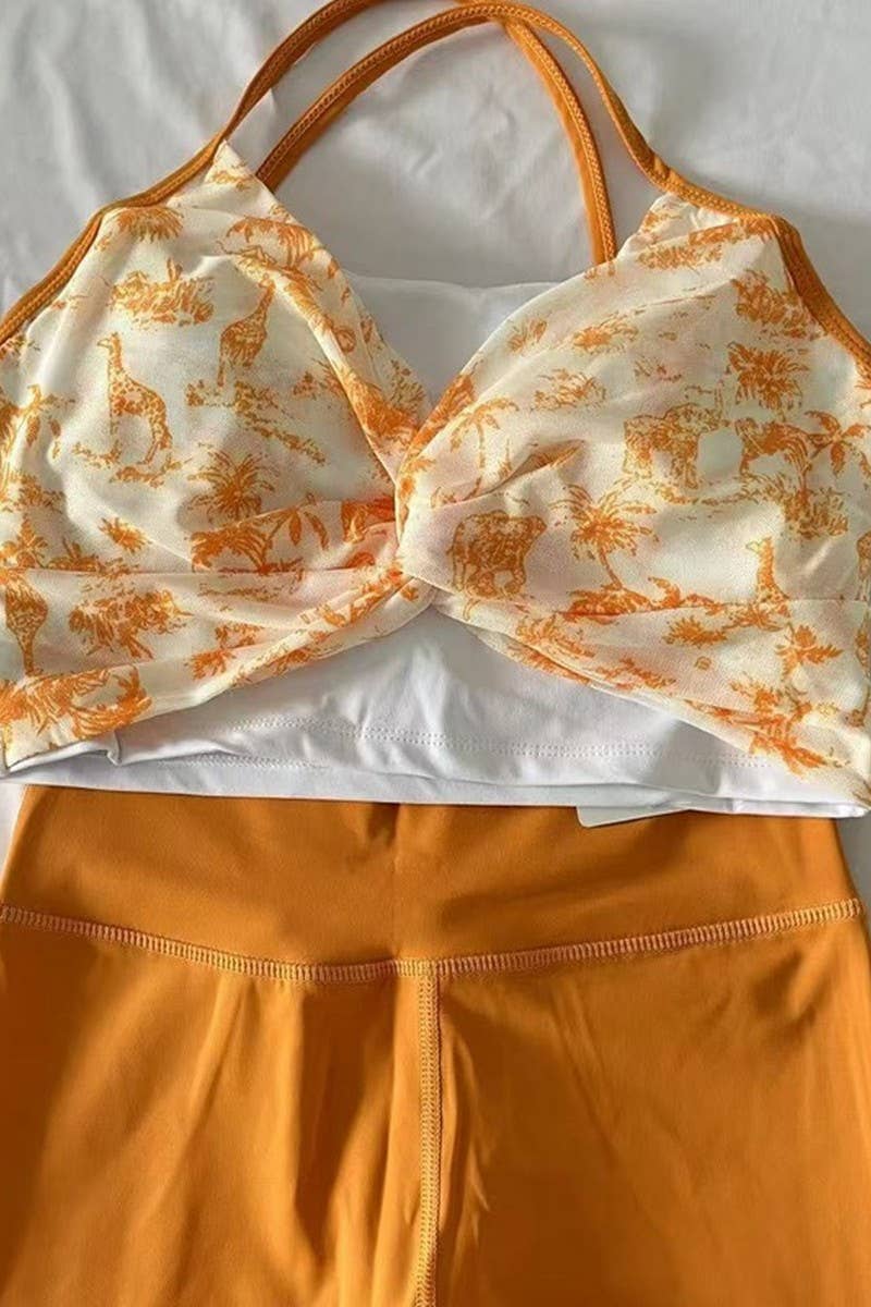 CWSTB1983_PRINTED PADDED SPORTS BRA AND LEGGINGS SET