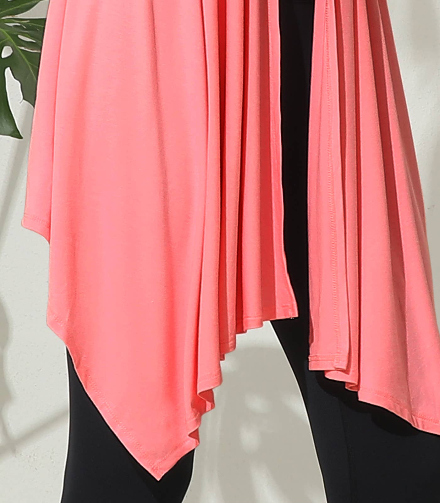 AWTL073_Long Sleeve Casual Open Front Long Cardigan