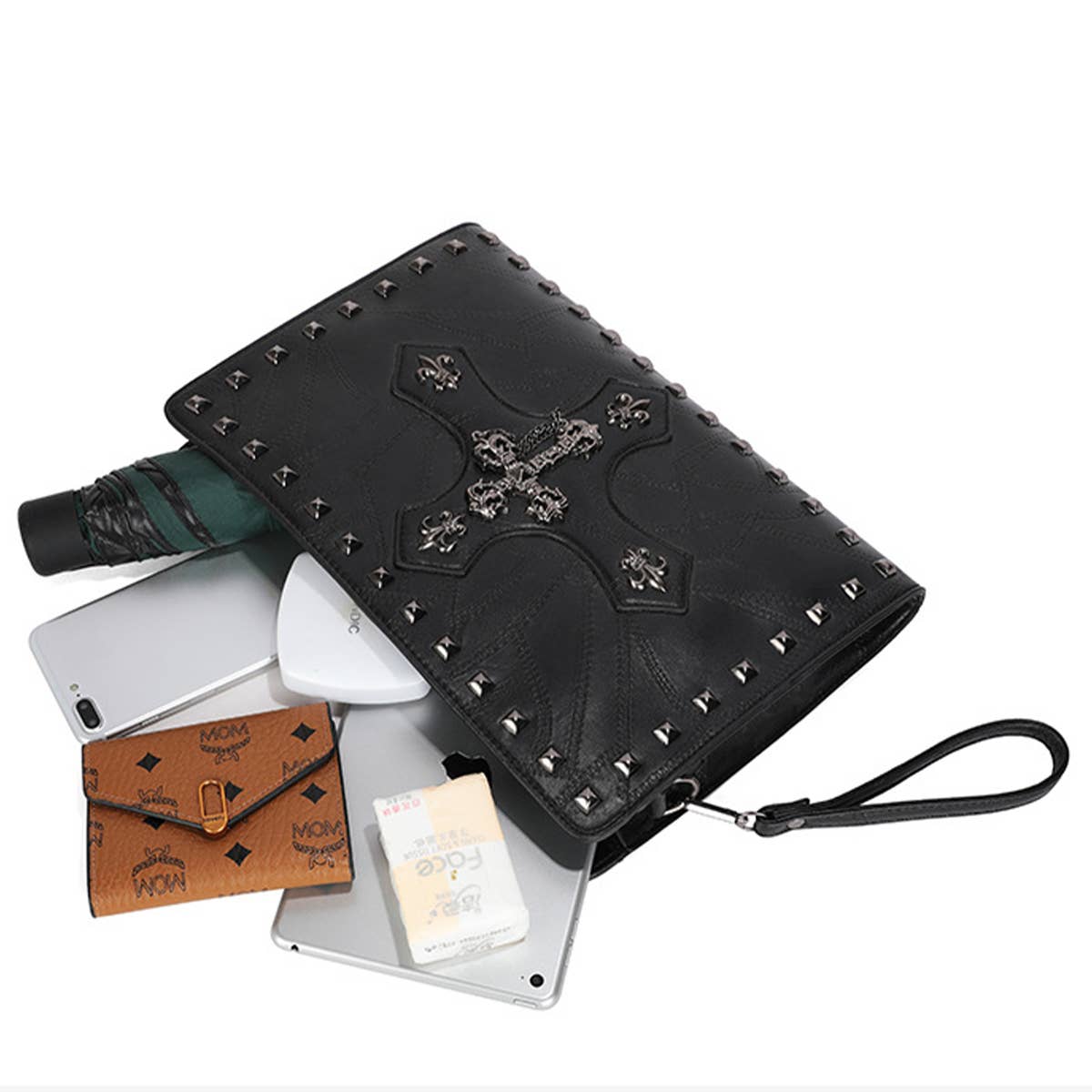 VINTAGE PUNK STYLE CROSSBODY BAG HANDBAG_CWAB1480