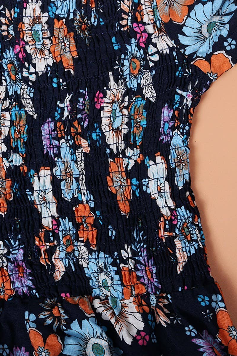 CWDSD4009_PRINT WAIST DRESS BOHO SHORT DRESS