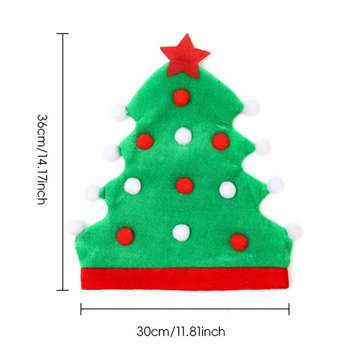 CWAH1817_Christmas Tree Hat Elf Santa Hat