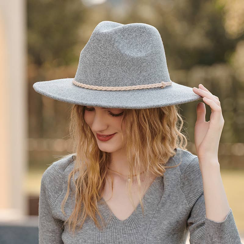 WOMEN SOLID COLOR WIDE-BRIMMED SOFT PANAMA HAT_CWAH0593