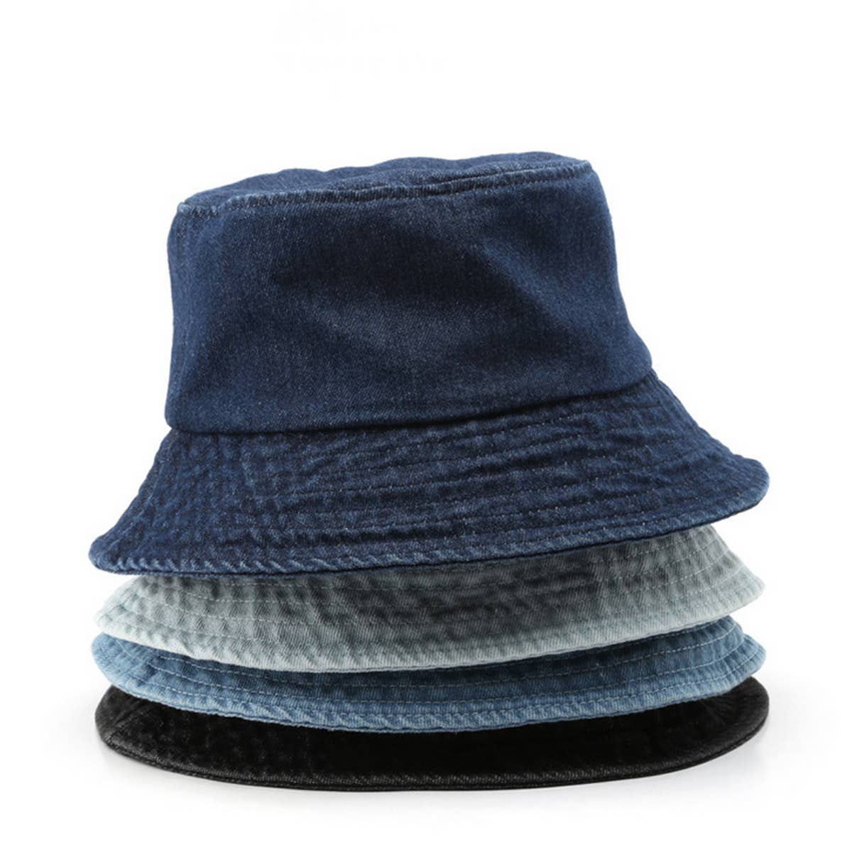 CWAH3205_SOLID COLOR COWBOY BUCKET HAT SUN VISOR BUCKET HAT