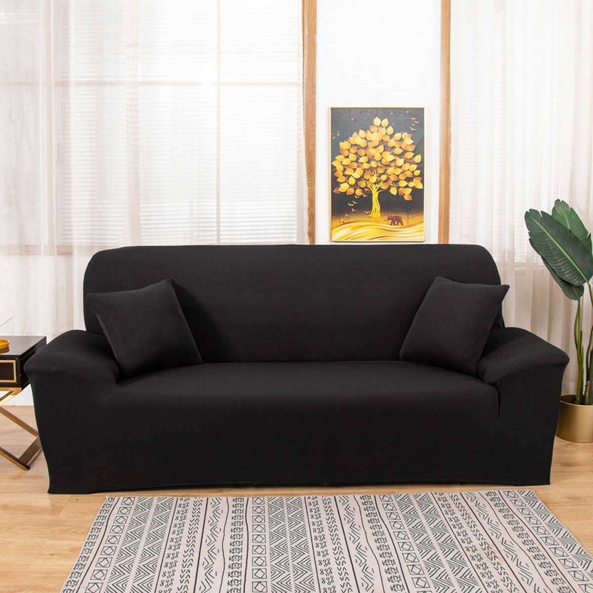 Milk Silk Sofa Cover, Stretch & Full Wrap
