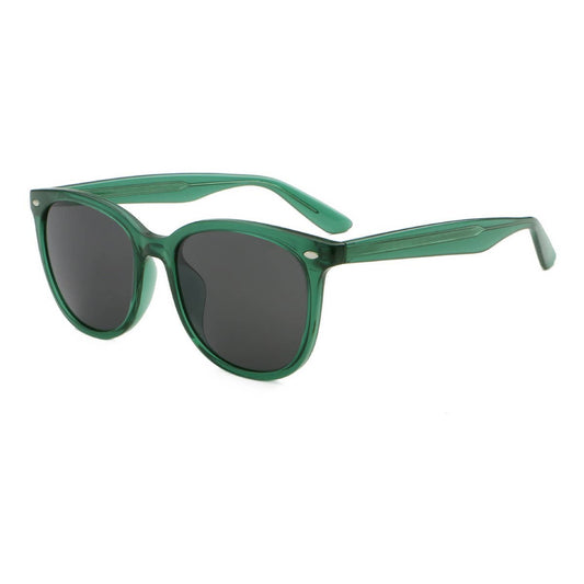 RETRO ROUND FRAME PIN-STYLE RICE NAIL SUNGLASSES_CWASG0510