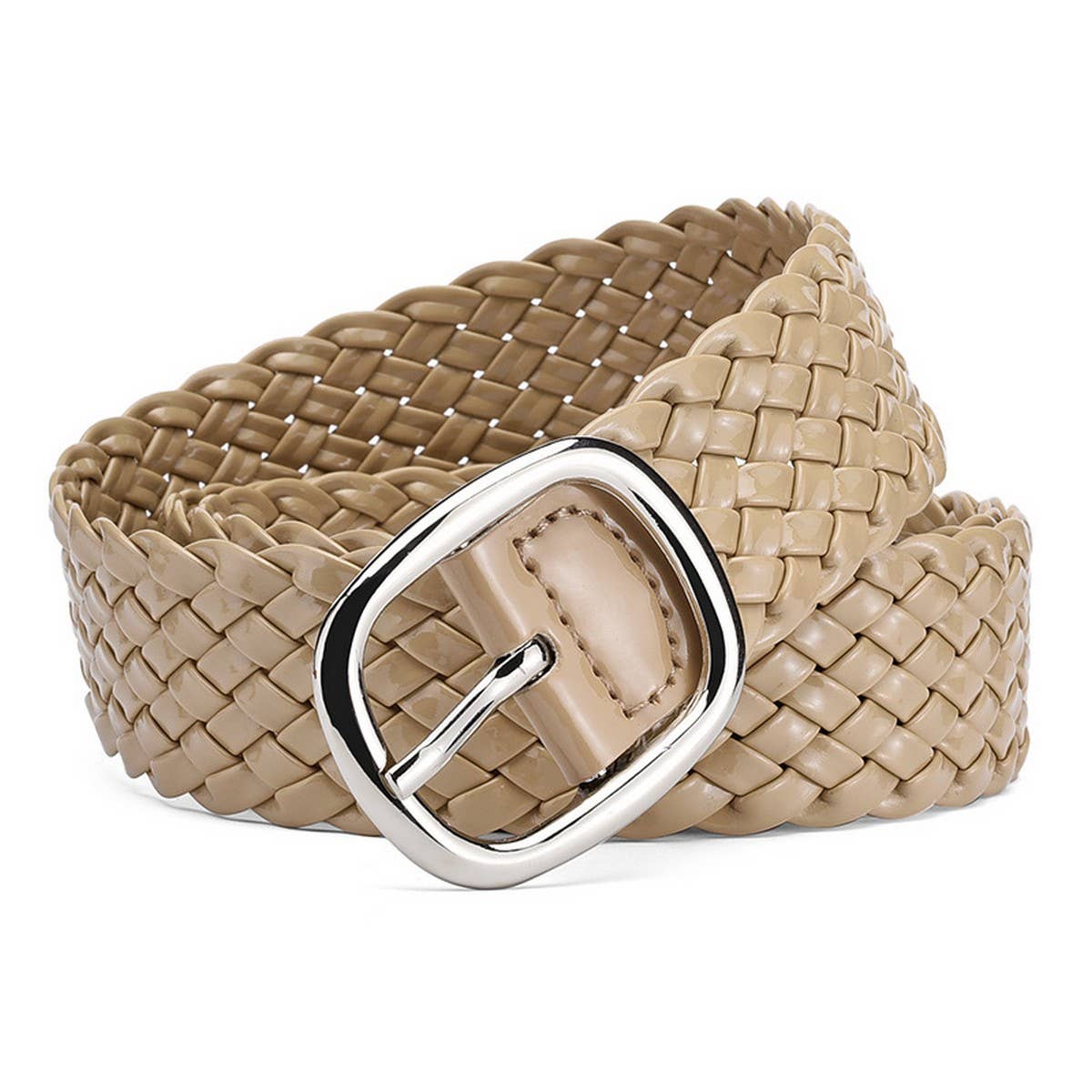 BRAIDED BELT IN BRIGHT CANDY COLOR FOR WOMEN_CWASC0570