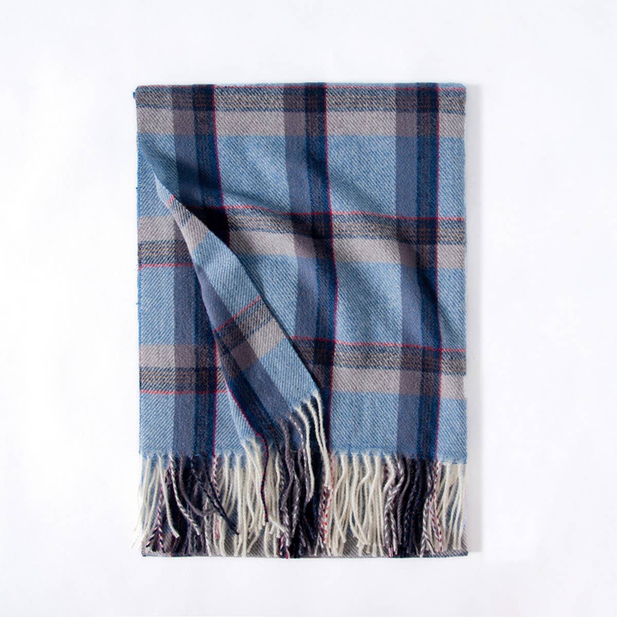WINTER  SHAWL WRAPS BIG GRID SOFT BLANKET SCARFS