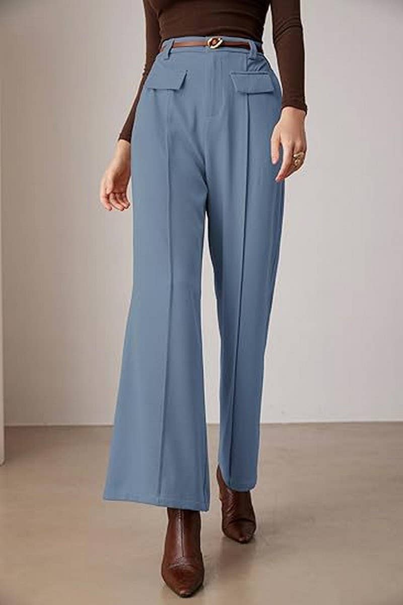 CWBLP1967_HIGH WAIST WIDE LEG BUSINESS CASUAL TROUSERS
