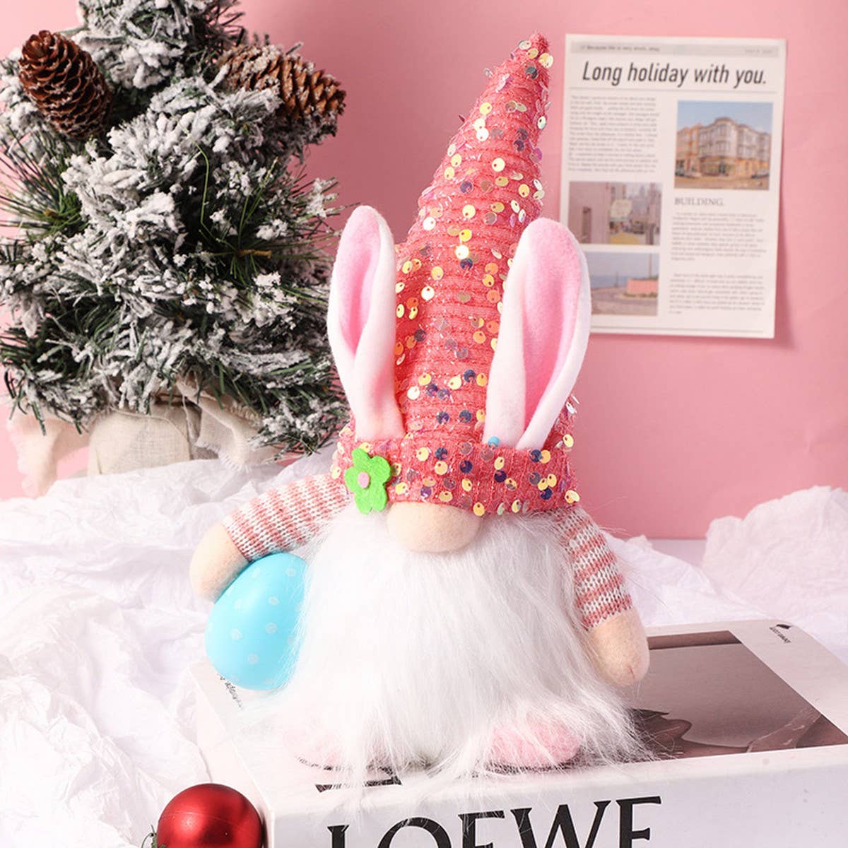 EASTER DECORATION LUMINOUS RUDOLPH ORNAMENTS