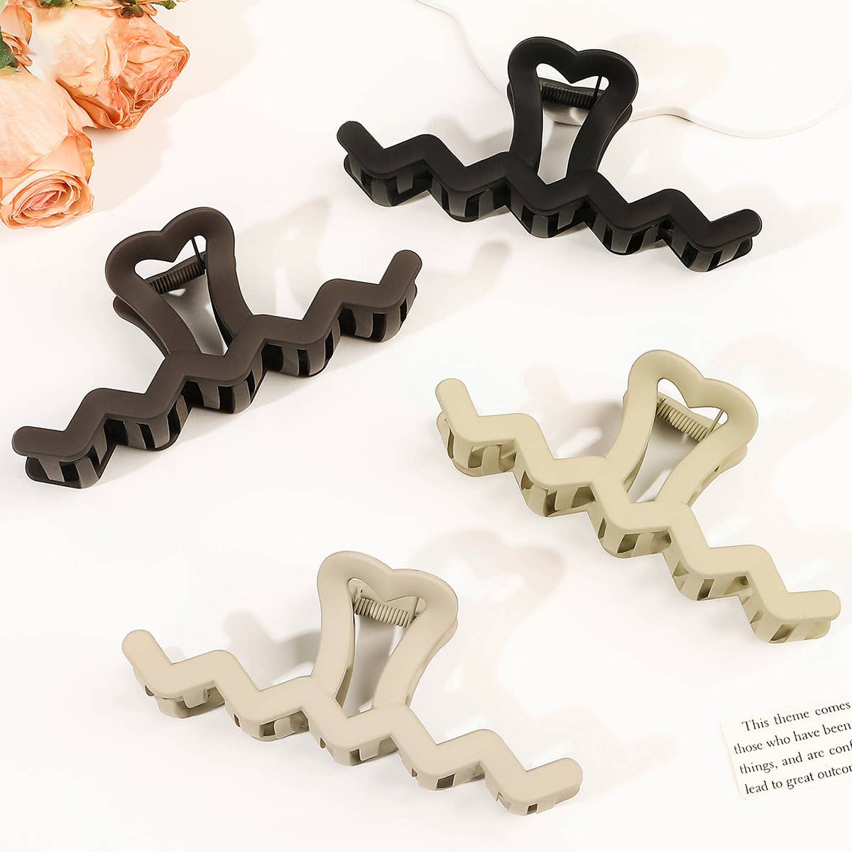 FROSTED WAVY LARGE HAIR CLIP_CWAHA0930