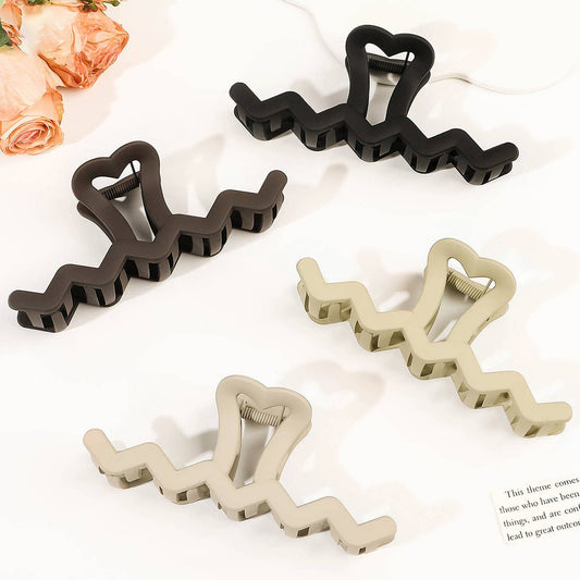 FROSTED WAVY LARGE HAIR CLIP_CWAHA0930