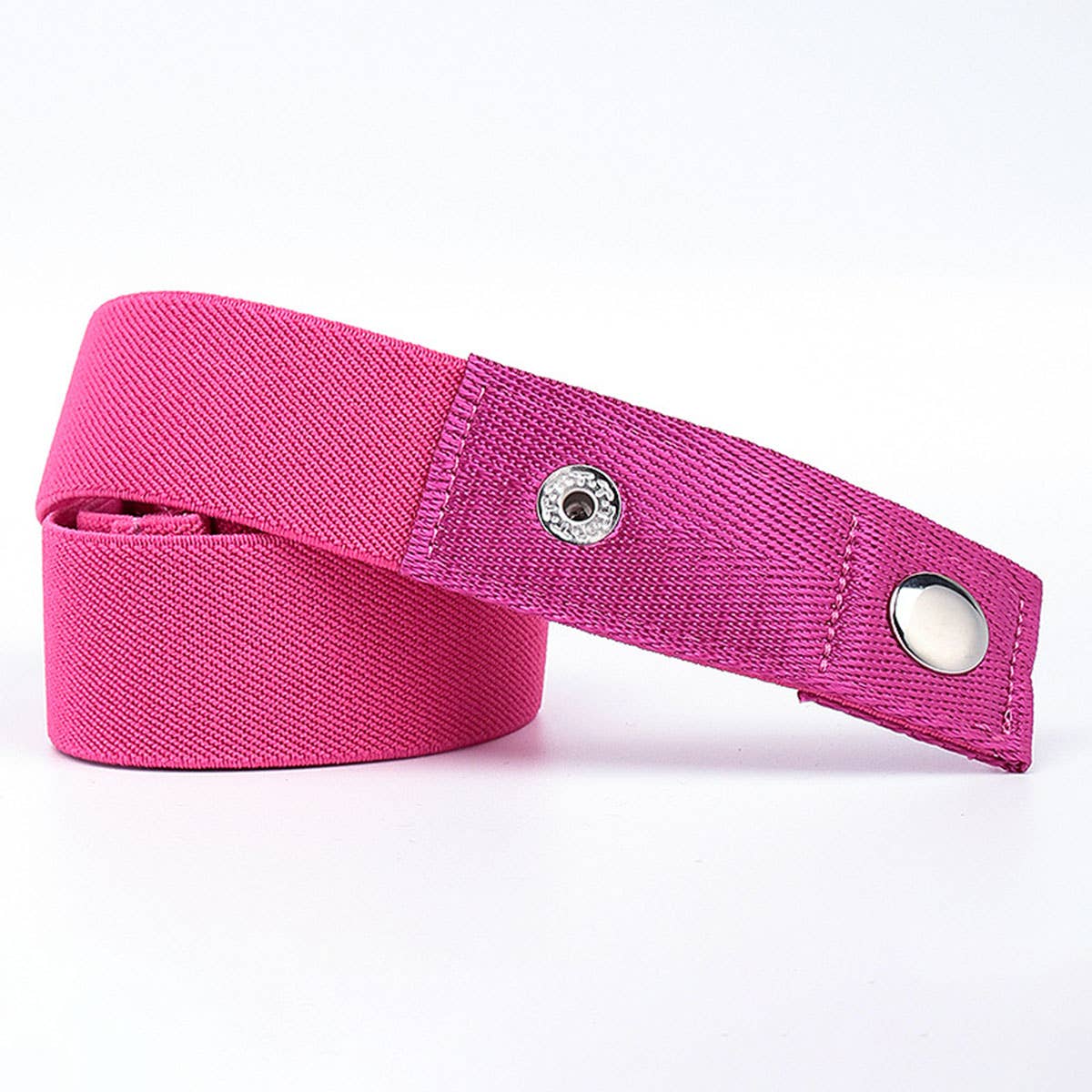 SEAMLESS WOVEN BUCKLELESS ELASTIC CANVAS BELT_CWABE0673