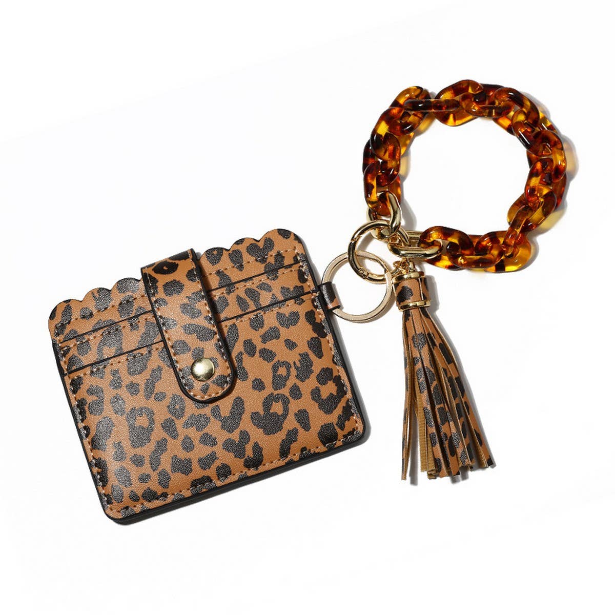 Macaron Wallet with Acrylic Clasp & Keychain_CWAB4962