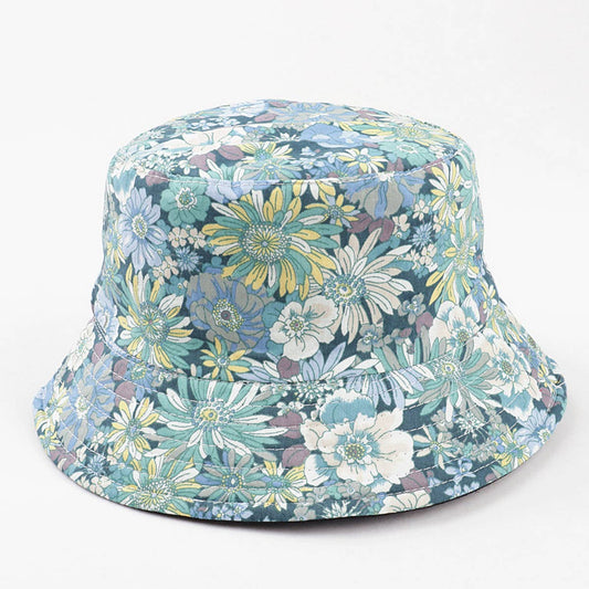 NEW OUTDOOR FLOWER PATTERN BUCKET HAT_CWAH1141