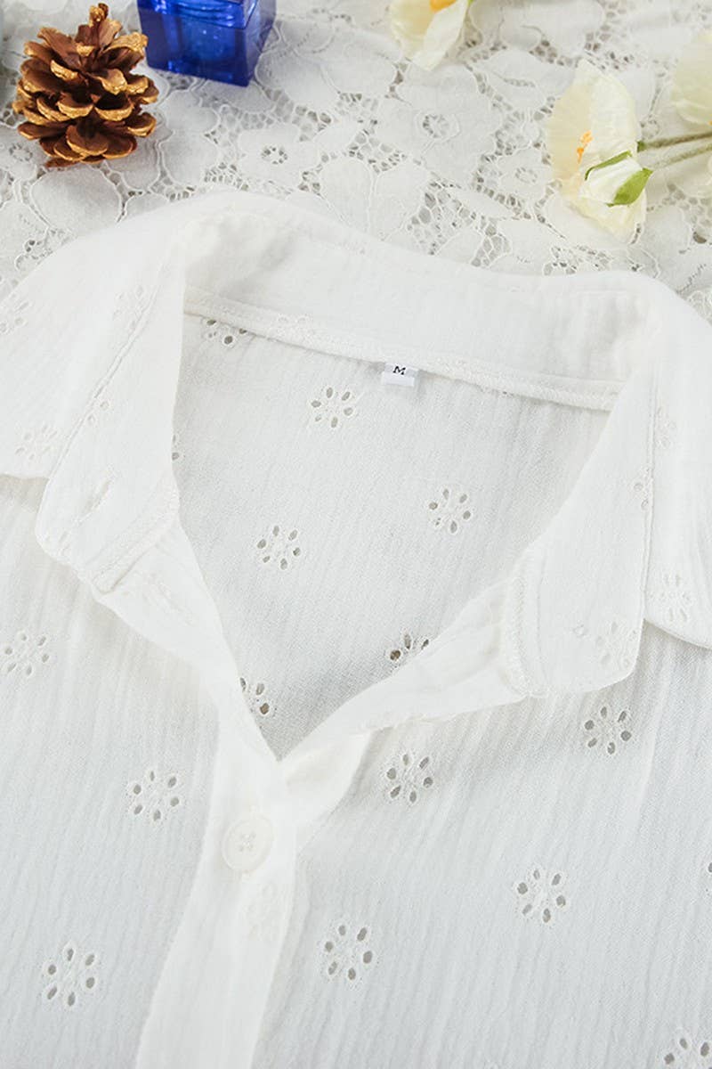 CWSPJ0382_COTTON BANDEAU CARDIGAN JACQUARD PAJAMA SET