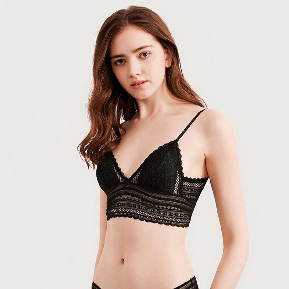 ULTRA THIN TRIANGULAR CUP BRA WITHOUT STEEL RING