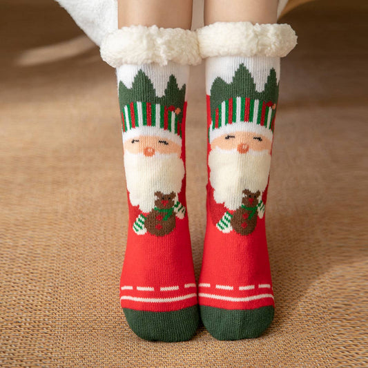 SANTA FUZZY INDOOR SLIPPER SHOES