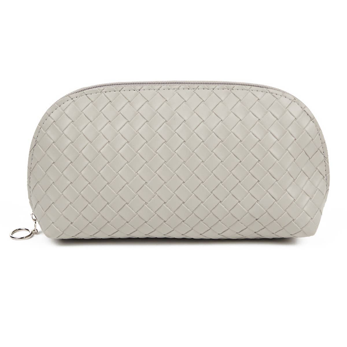 SIMPLE WOVEN WATERPROOF SHELL MAKEUP BAG_CWAB1436