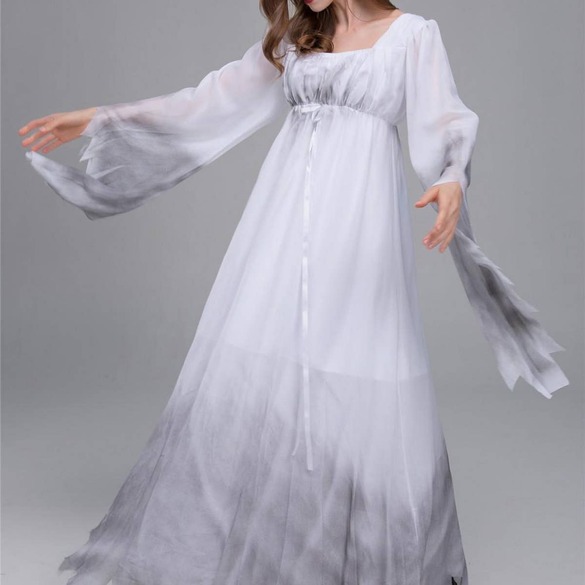 HALLOWEEN COSPLAY HORROR GHOST BRIDE LONG DRESS