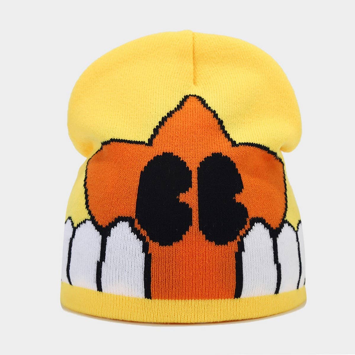 CUTE CARTOON PATTERN WINTER KNITTED HAT
