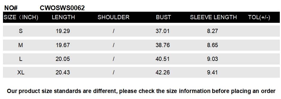 CWOSWS0062_Round Neck Short Sleeve Casual Top Sweater