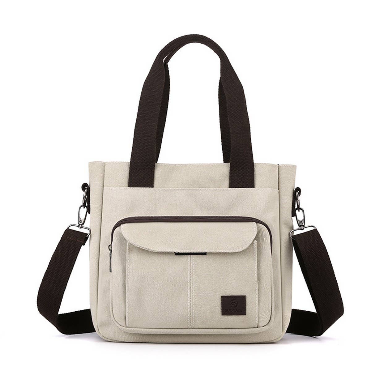 RETRO CASUAL CANVAS SHOULDER MESSENGER BAG_CWAB3483