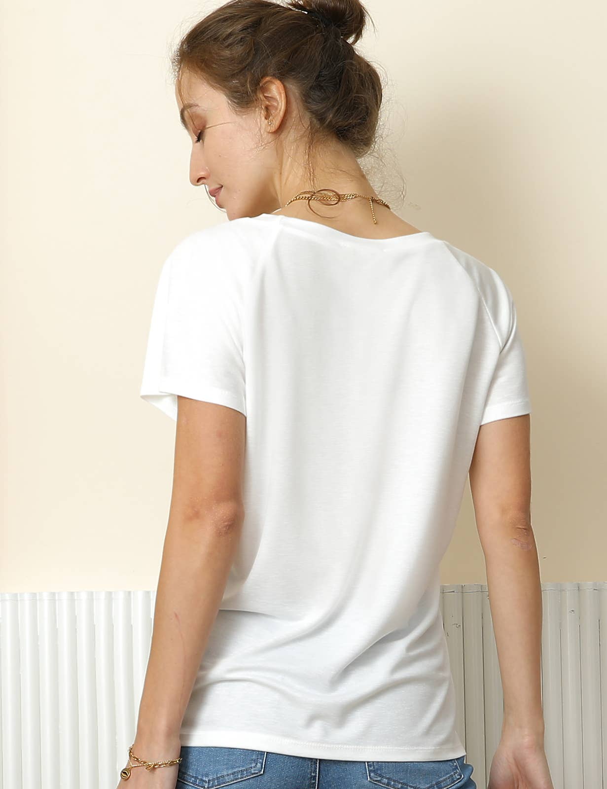 CWTTS693_ROUND NECK REGLAN SLEEVE COOL T SHIRT TOP