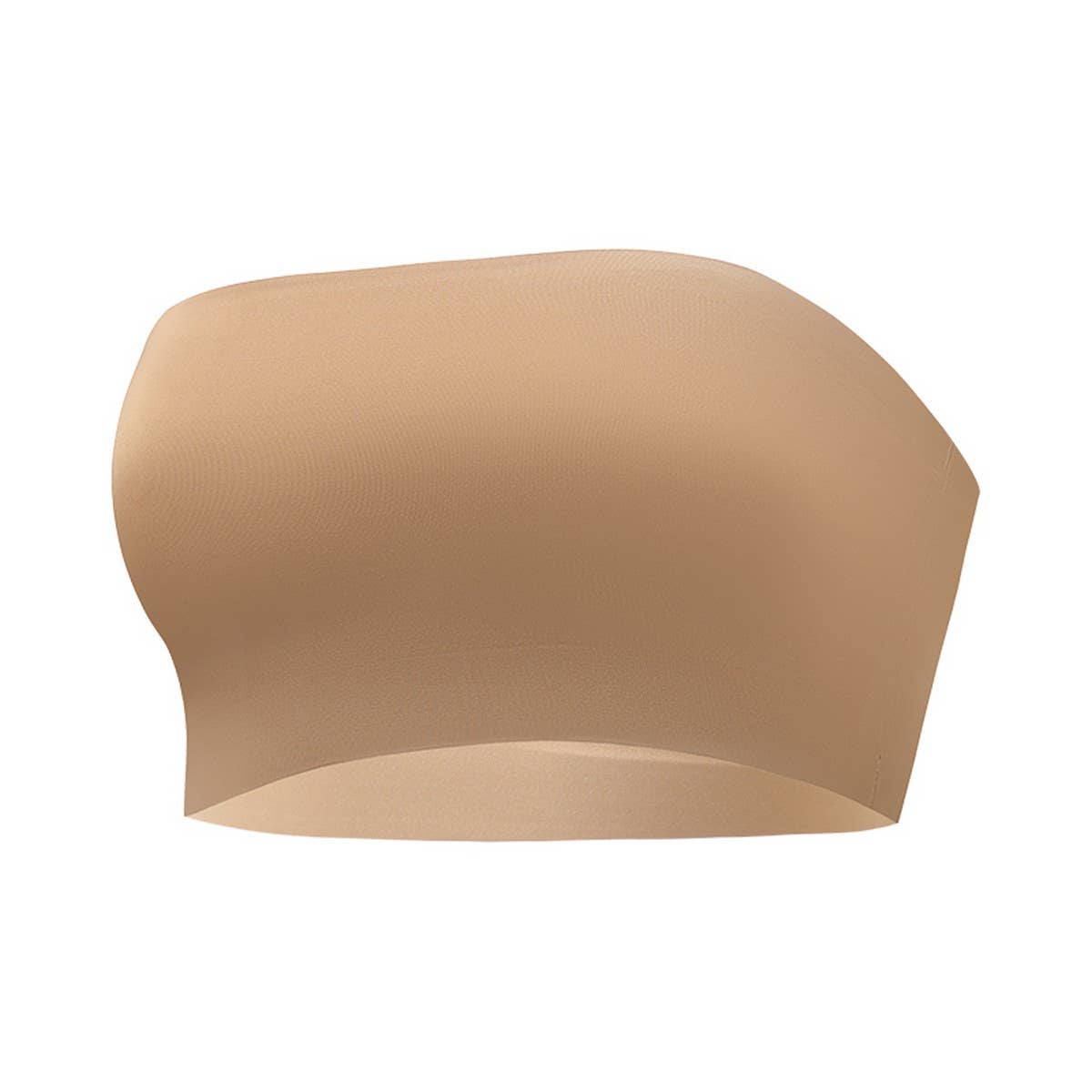SEAMLESS PLUS SIZE CHEST WRAP STYLE GATHERING BRA